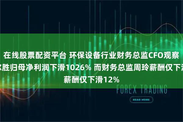 在线股票配资平台 环保设备行业财务总监CFO观察：法尔胜归母净利润下滑1026% 而财务总监周玲薪酬仅下滑12%